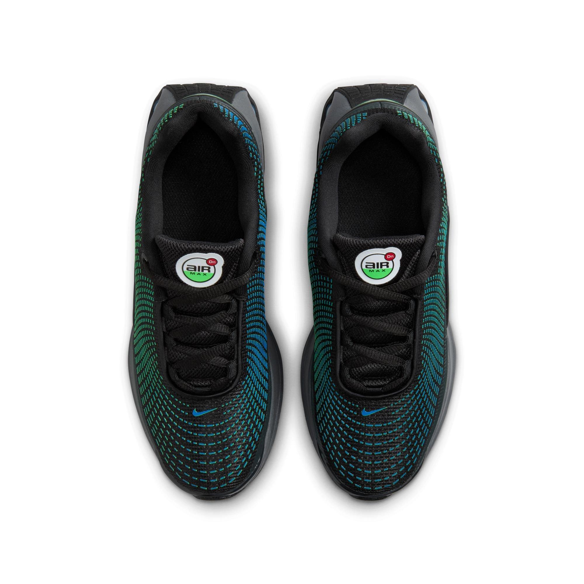 Nike Air Max Dn Preschool Boys Black Hyper Cobalt Rage Green White Shoe